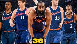 新赛季快船平均年龄为33.2岁 超越2000-01爵士&amp;成史上最老球队