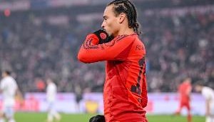 官方：萨内得票率17%，当选拜仁3月队内最佳球员